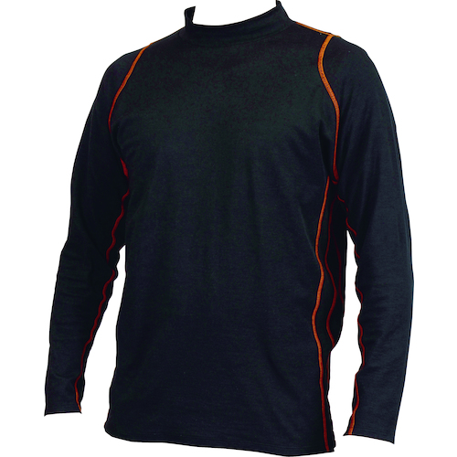 【TRUSCO】ＴＲＵＳＣＯ　吸湿発熱ウェア　ティーバーナー２　ハイネックシャツ　Ｍサイズ